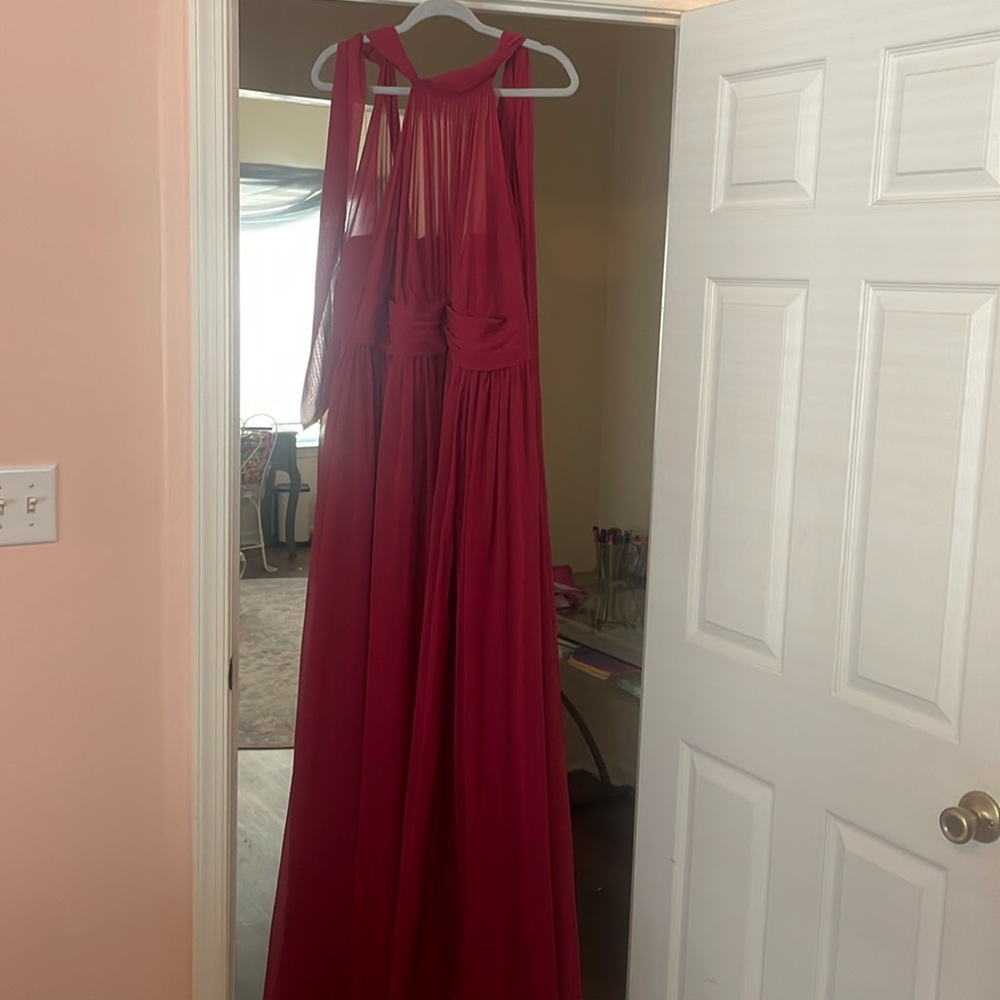 Burgundy bridesmaid dress. Worn once